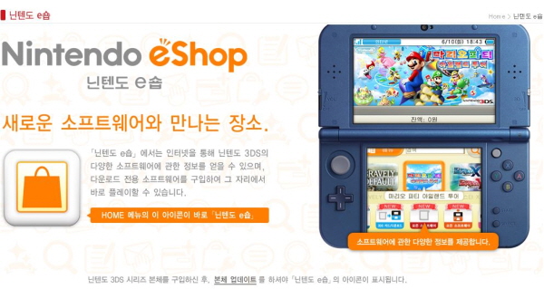 반쪽자리 닌텐도 E-샵 논란