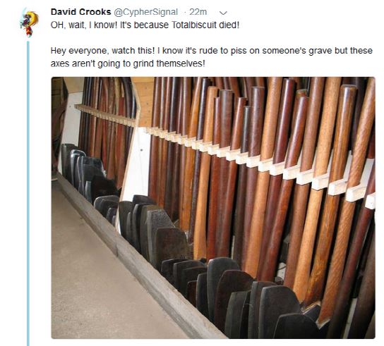 데이비드 크룩은 트위터를 비공개로 돌렸으나 해당 발언은 캡쳐본을 통해 확산 중이다(출처= 트위터)