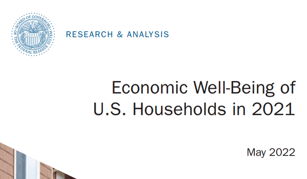 ‘2021년 미국 가정의 경제적 행복(Economic Well-Being of U.S. Households in 2021)’ 보고서(사진=연방준비제도 이사회)