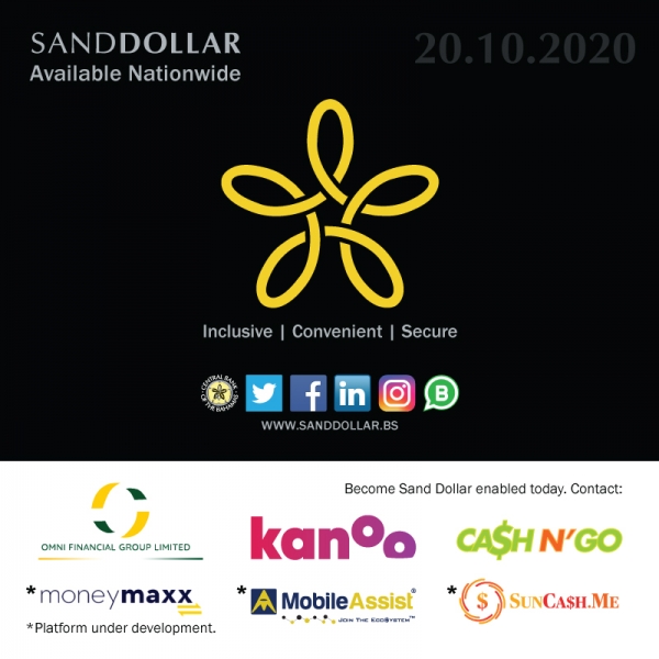 바하마 샌드달러(사진=바하마 중앙은행 공식 트위터)