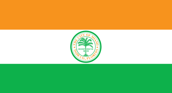 마이애미시 깃발