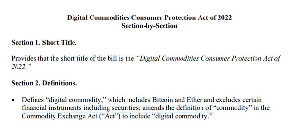 ‘2022년 디지털 상품 소비자 보호법’ 입법안은 ‘디지털 상품’에 대한 개념도입을 제안했다(사진=미국 상원 농업위원회 웹사이트)