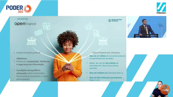 로베르토 캄포스 네투 총재가 소개한 ‘오픈 파이낸스’ 개념은 스테이블코인과 디지털화폐의 결제 기능을 통합하는 사항 등을 포함하고 있다(사진=유튜브/ 포더360(PODER 360))