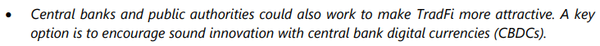 국제결제은행은 중앙은행 디지털화폐의 건전한 혁신이 전통 금융을 더 매력적으로 만들 수 있다고 밝혔다(사진=국제결제은행)