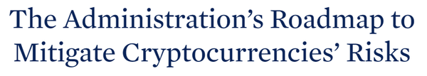 백악관은 ‘가상화폐 위험을 완화하기 위한 행정부의 로드맵(구상도)’를 통해 가상화폐의 금융 안정성 훼손 가능성을 경계했다(사진=백악관)