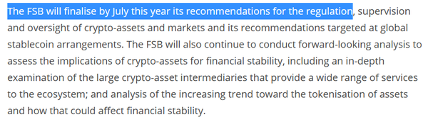 금융안정위원회는 오는 7월 가상화폐 및 스테이블코인 관련 지침을 발표할 예정이다(사진=금융안정위원회)