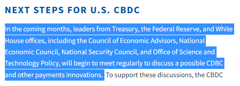 미국 재무부와 중앙은행 및 행정부가 향후 디지털화폐 논의를 위한 정기 회의를 개최할 방침이다(사진=미국 재무부)