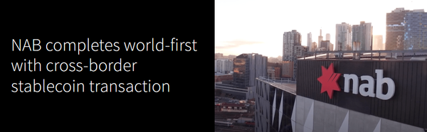 내셔널오스트레일리아 은행이 세계 최초로 국경간 스테이블코인 거래를 완료했다고 밝혔다(사진=내셔널오스트레일리아은행)