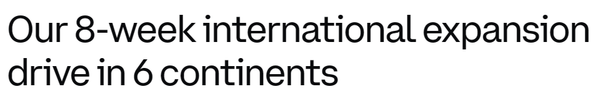 코인베이스는 이달 초 전세계 여섯 곳의 대륙에서 8주동안 사업을 확장하겠다고 전했다(사진=코인베이스)