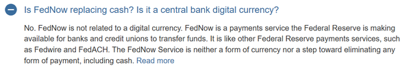 미국 중앙은행은 오는 7월 출시 예정인 ‘페드나우’가 중앙은행 디지털화폐를 대체하지 않을 거라고 밝혔다(사진=연방준비제도)