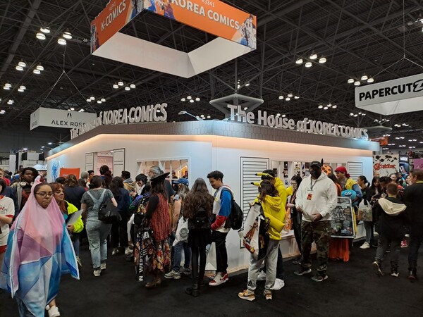 콘진원은 지난 10월 12일부터 15일까지 미국 뉴욕에서 개최된‘뉴욕 코믹콘 2023(New York Comic Con 2023)’에서 한국공동관을 운영했다(제공=한국콘텐츠진흥원)