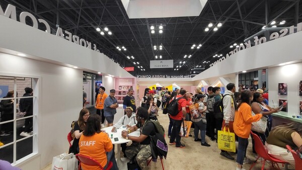 콘진원은 지난 10월 12일부터 15일까지 미국 뉴욕에서 개최된 ‘뉴욕 코믹콘 2023(New York Comic Con 2023)’에서 한국공동관을 운영했다(제공=한국콘텐츠진흥원)