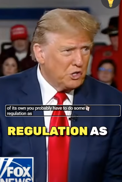 도널드 트럼프 대통령은 최근 비트코인 관련 약간의 규제가 필요할 거라고 언급하기도 했다(사진=유튜브/ Thinking Crypto)
