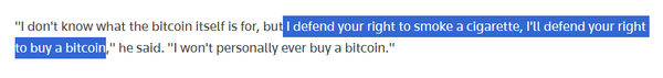 제이미 다이먼 최고경영자가 호주 매체와의 인터뷰를 통해 가상화폐 시장 참여자들의 비트코인 구매를 하나의 권리로 보고 있다고 말했다(사진=로이터)