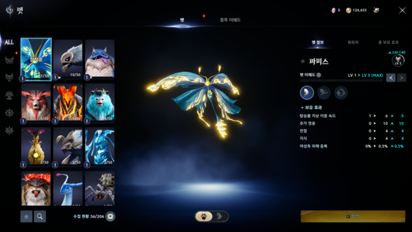 ▲ 펫 이해도를 높이기 위한 가장 직접적인 방법은 해당하는 펫을 끊임없이 사냥하는 일이다